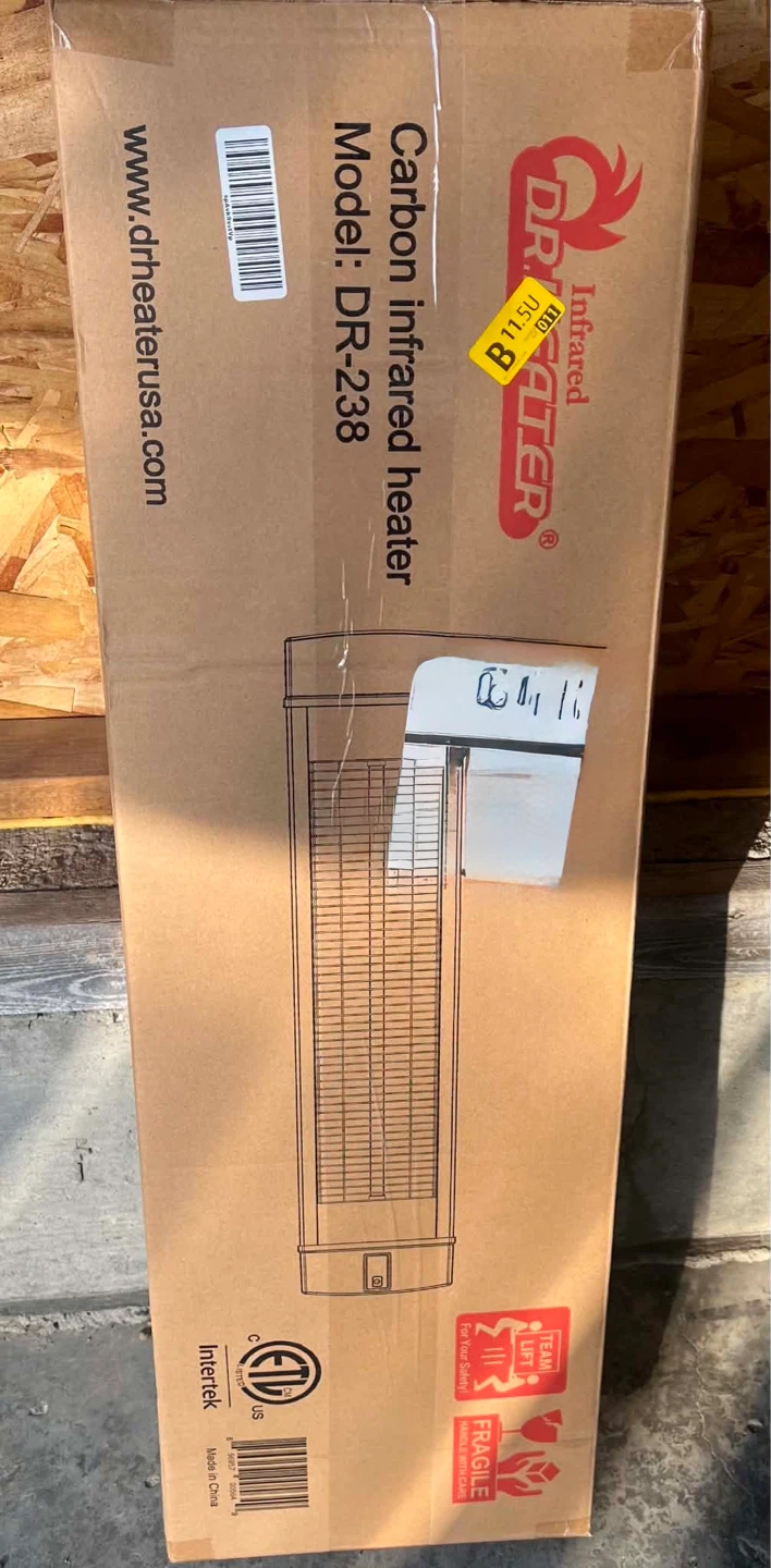 Dr. Heater DR-238 Carbon Infrared Patio Heater with Remote - photo 3