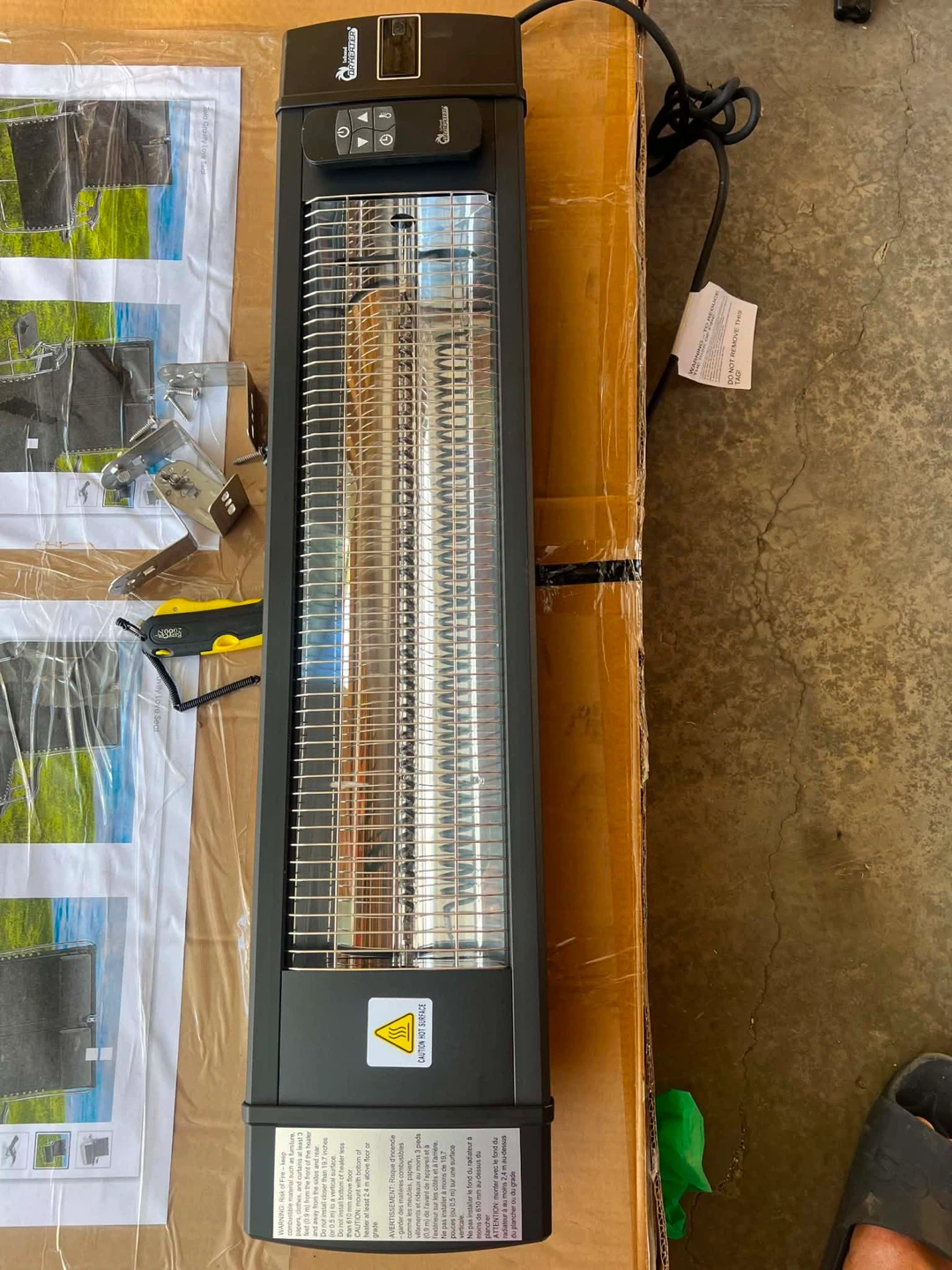 Dr. Heater DR-238 Carbon Infrared Patio Heater with Remote - photo 2