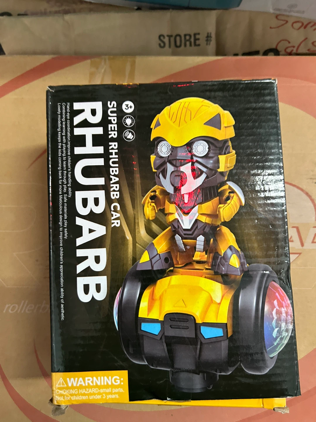 Super Rhubarb Car Robot Toy