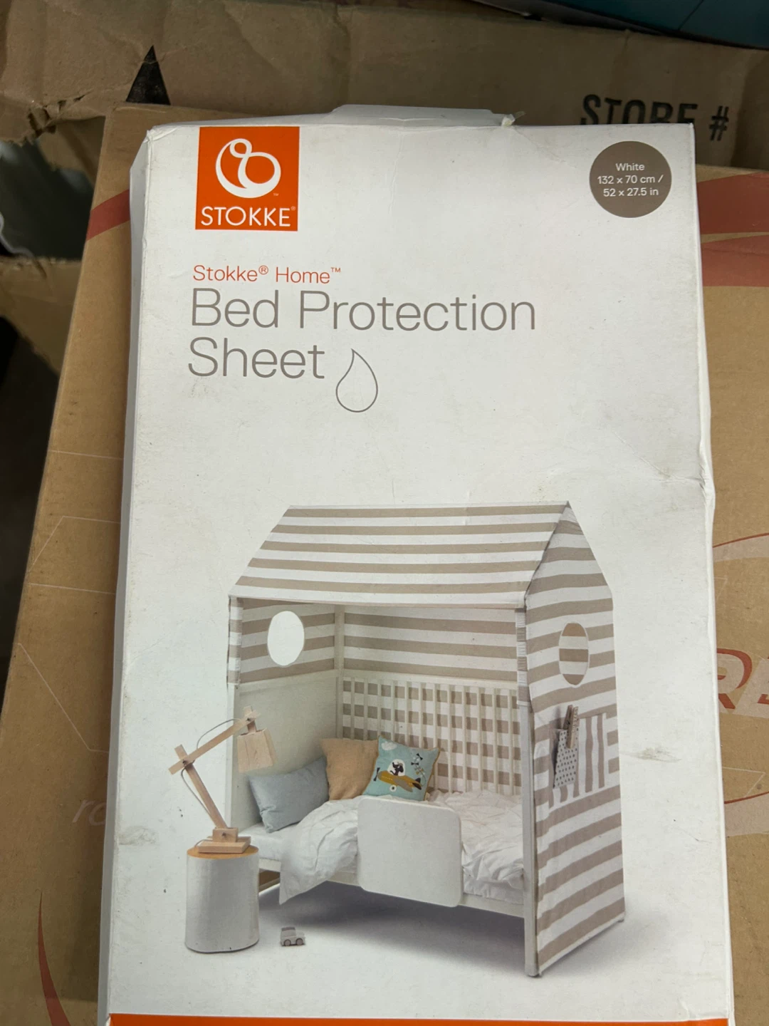 Stokke Home Bed Protection Sheet White