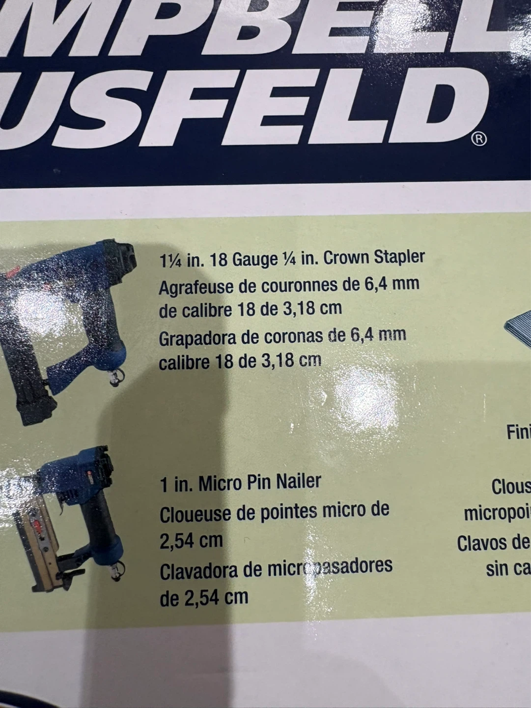 Campbell Hausfeld Finish, Trim & Brad Nailer Kit - photo 5
