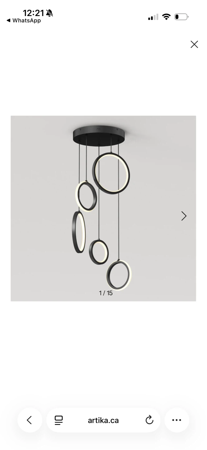 Artika Elmo 5-light LED Pendant Light - photo 2