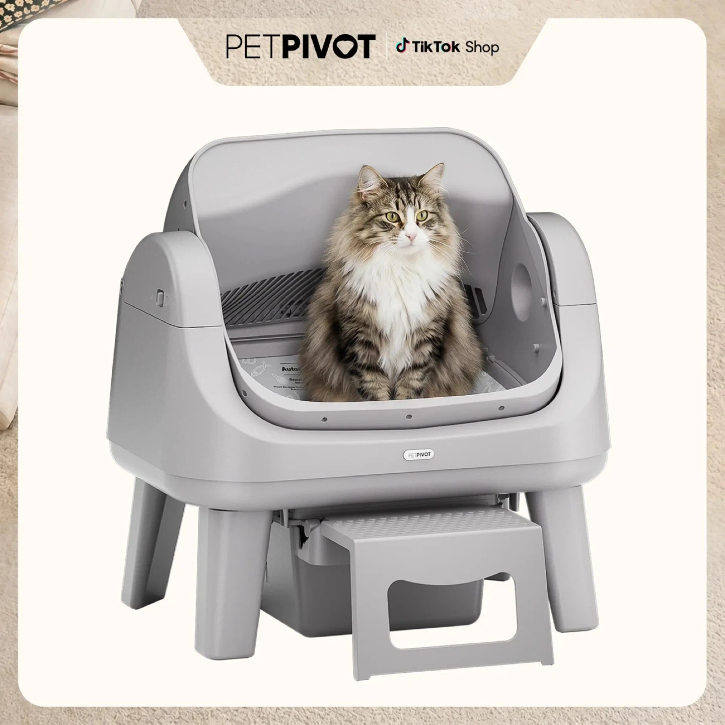 🔥 Brand NEW – AutoScooper 12 Lite Self-Cleaning Cat Litter Box
