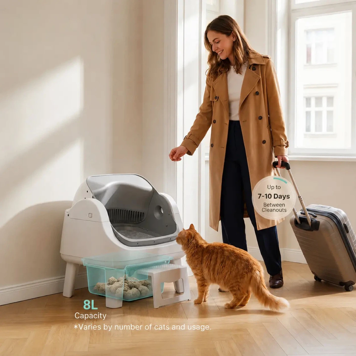 🔥 Brand NEW – AutoScooper 12 Lite Self-Cleaning Cat Litter Box - photo 5