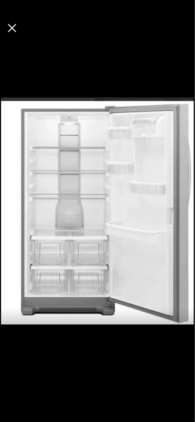 New Frigidaire Top Freezer Refrigerator 18cuft 30” - photo 3
