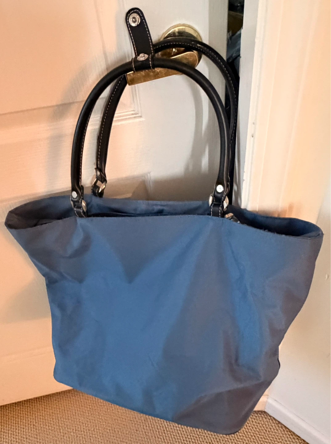 Spacious and light Tote Bag - Blue - photo 2