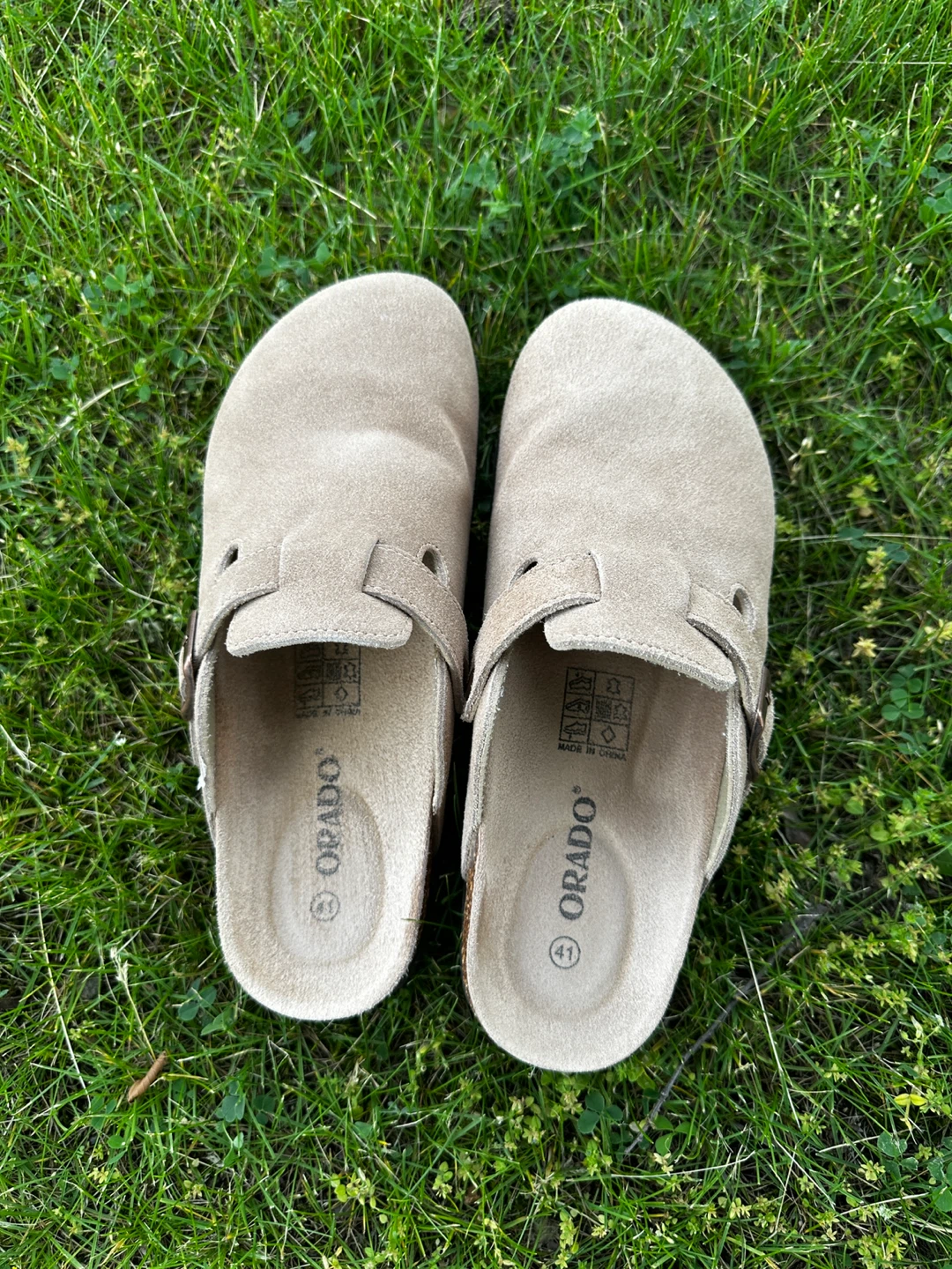 ORADO Suede Birckentock Clogs Size 8 - photo 2