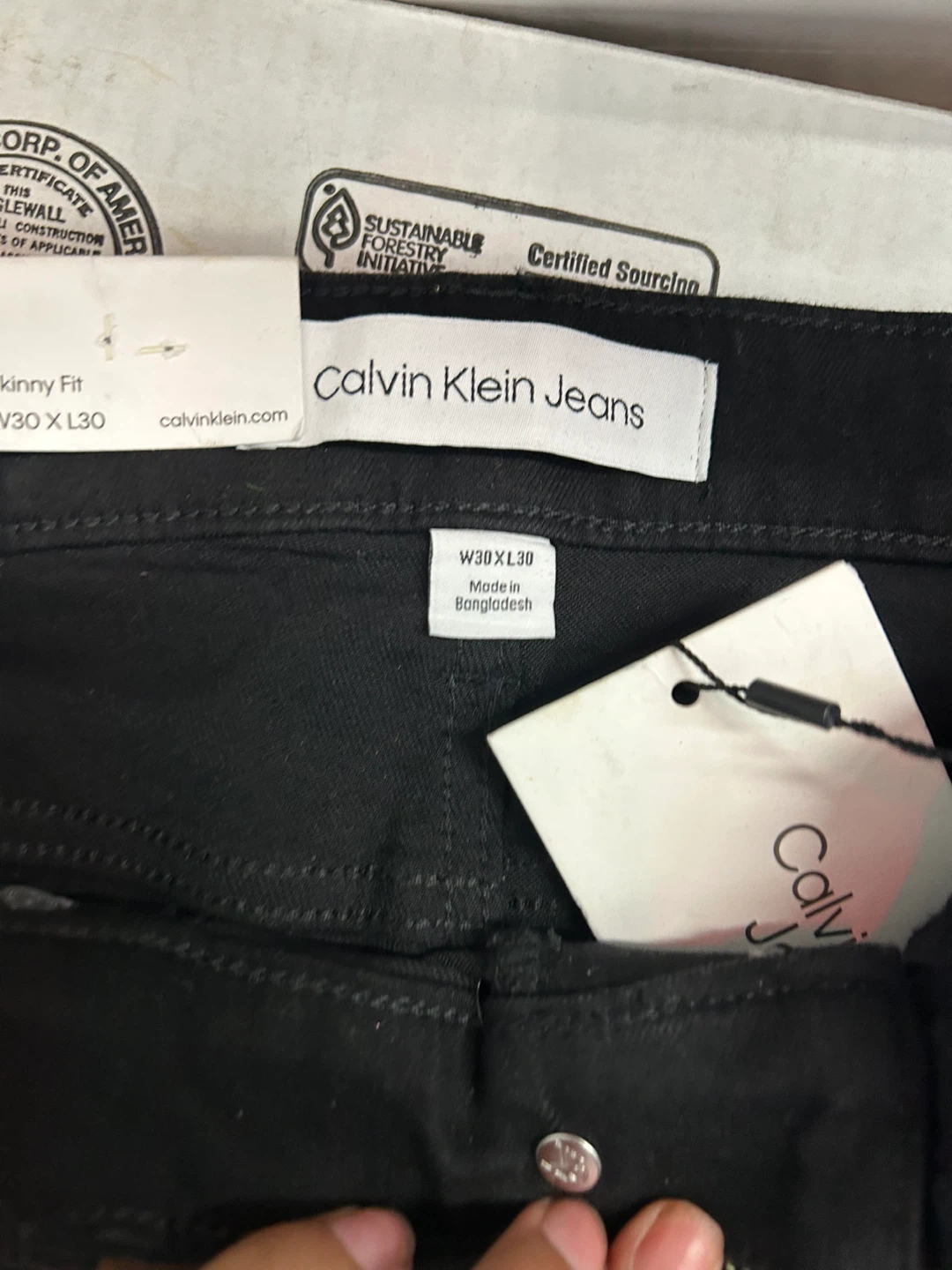 Calvin Klein Jeans Black Skinny Fit Pants - photo 3
