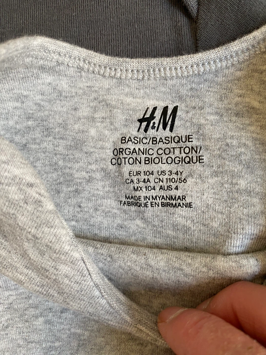 H&M Organic Cotton Long Sleeve Bodysuits (2-pack) - photo 2