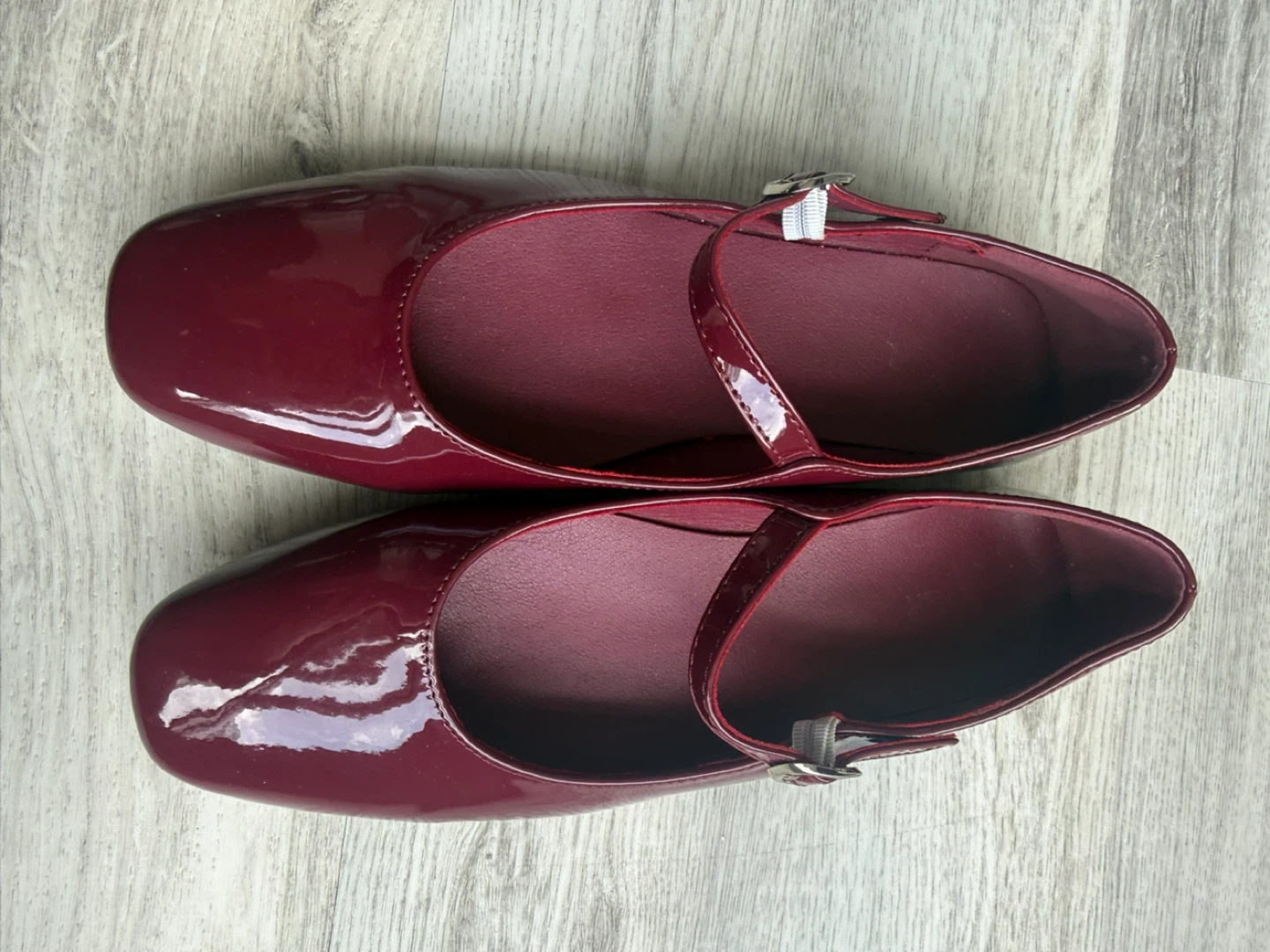 Cider Burgundy Patent Mary Jane Shoes - photo 2