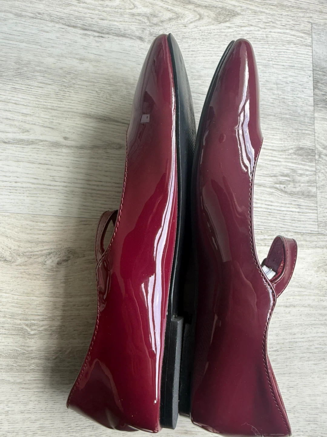 Cider Burgundy Patent Mary Jane Shoes - photo 3