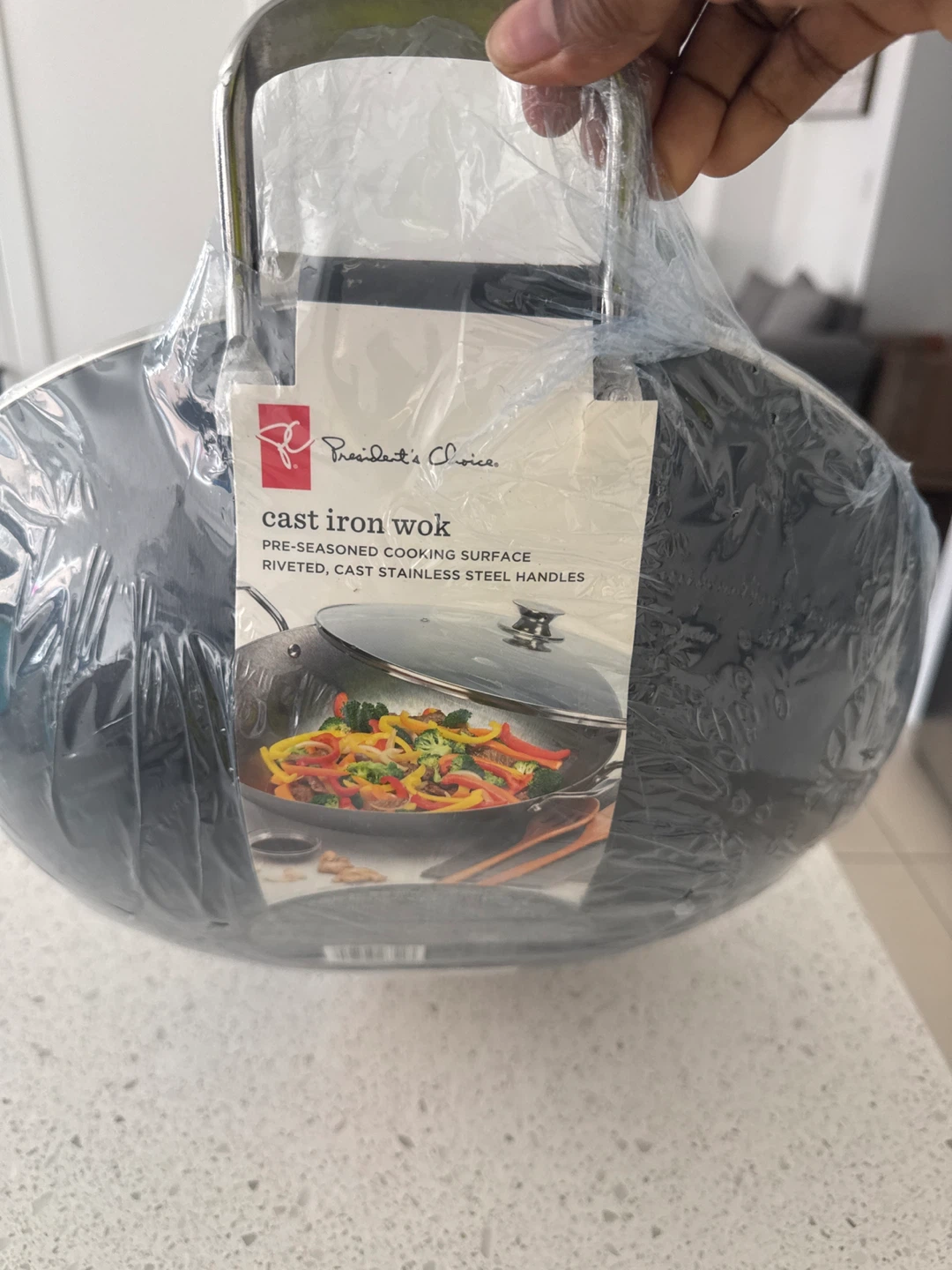 President's Choice Cast Iron Wok - photo 2