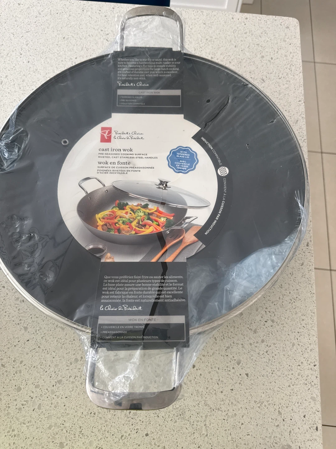 President's Choice Cast Iron Wok