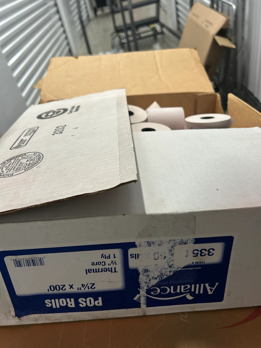 Alliance Thermal POS Rolls - 2 1/4" X 200'