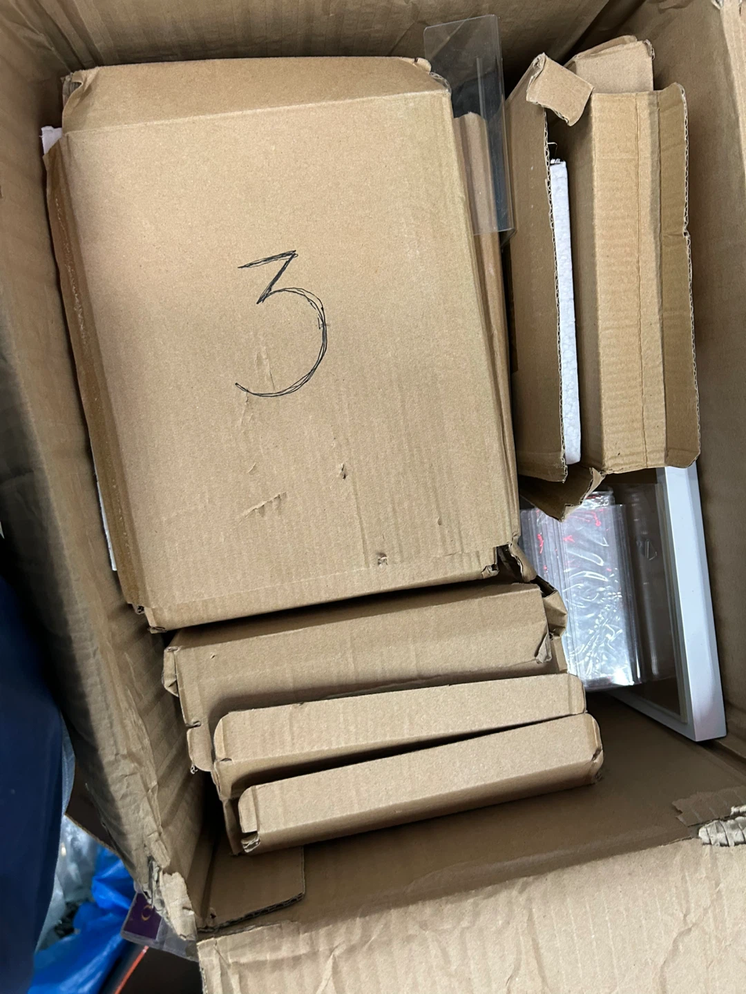 Gold Table Number Frame