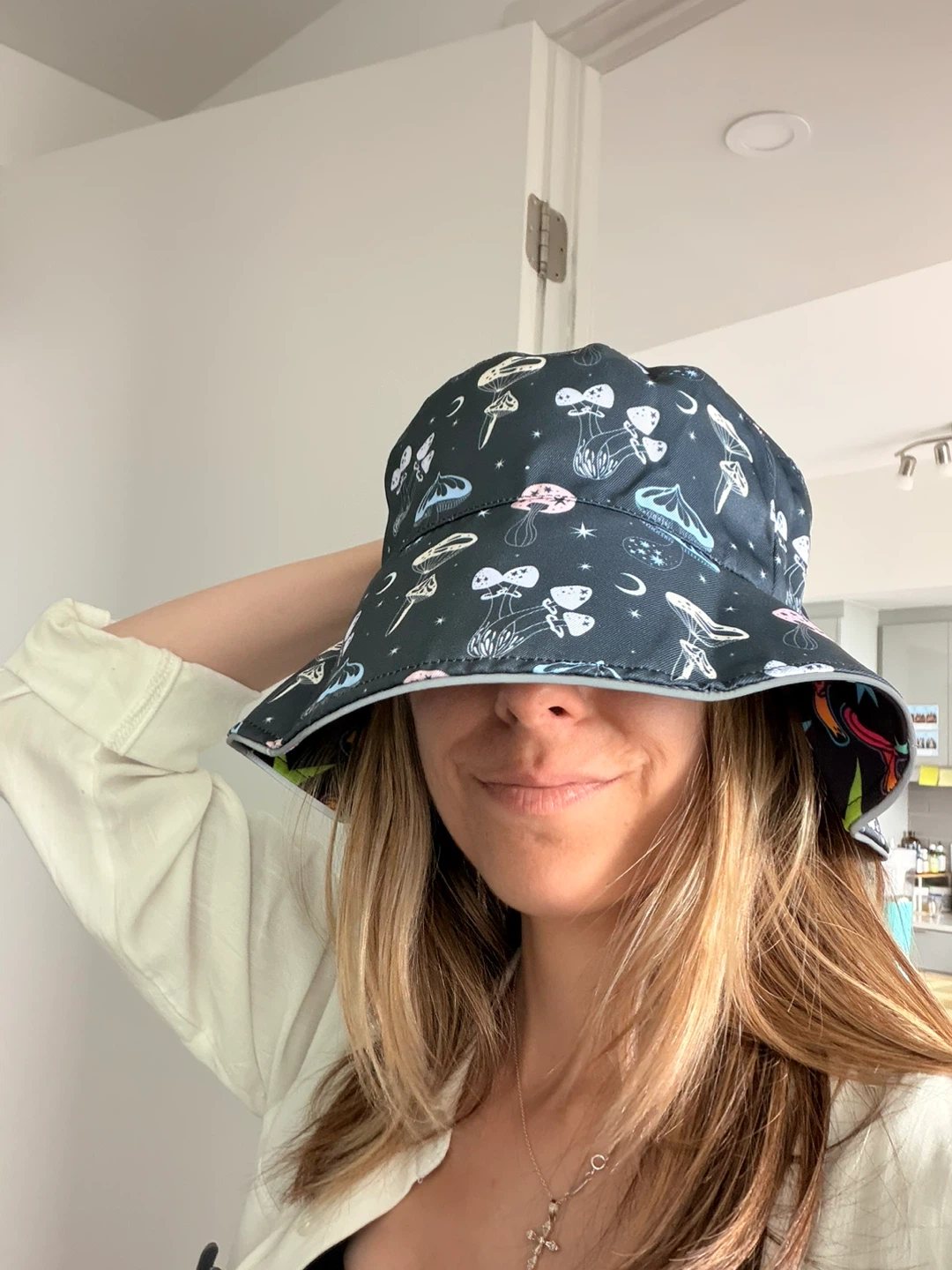 Mushroom Print Bucket Hat - photo 3
