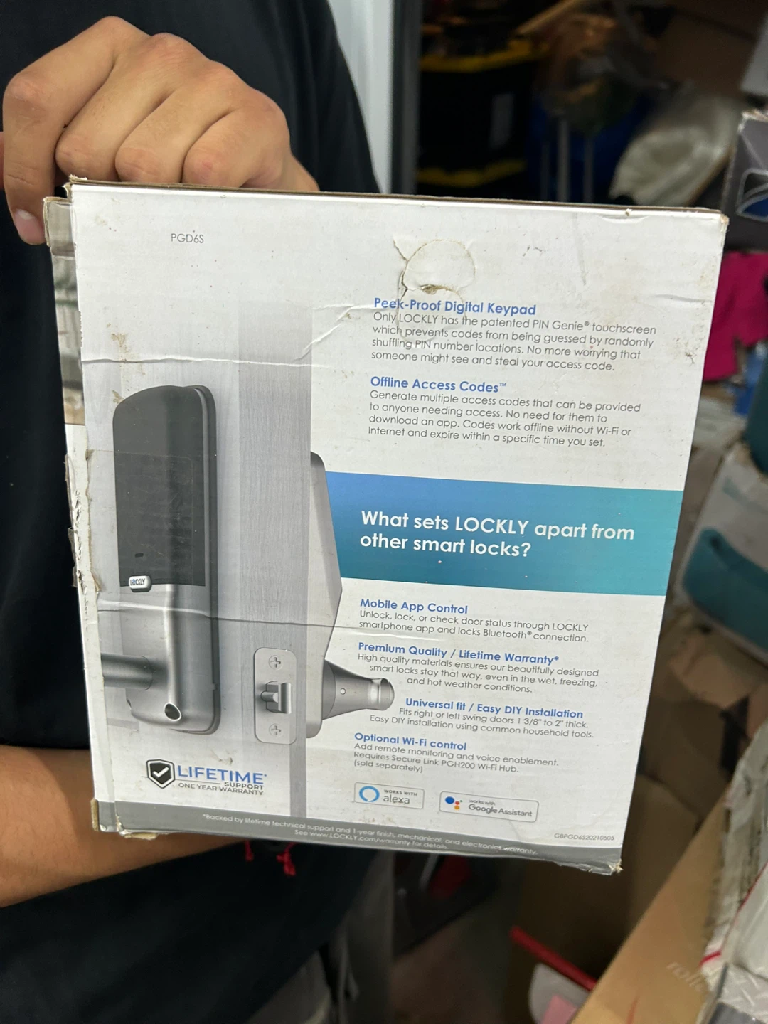 Lockly Model 6S Smart Lock Latch Edition