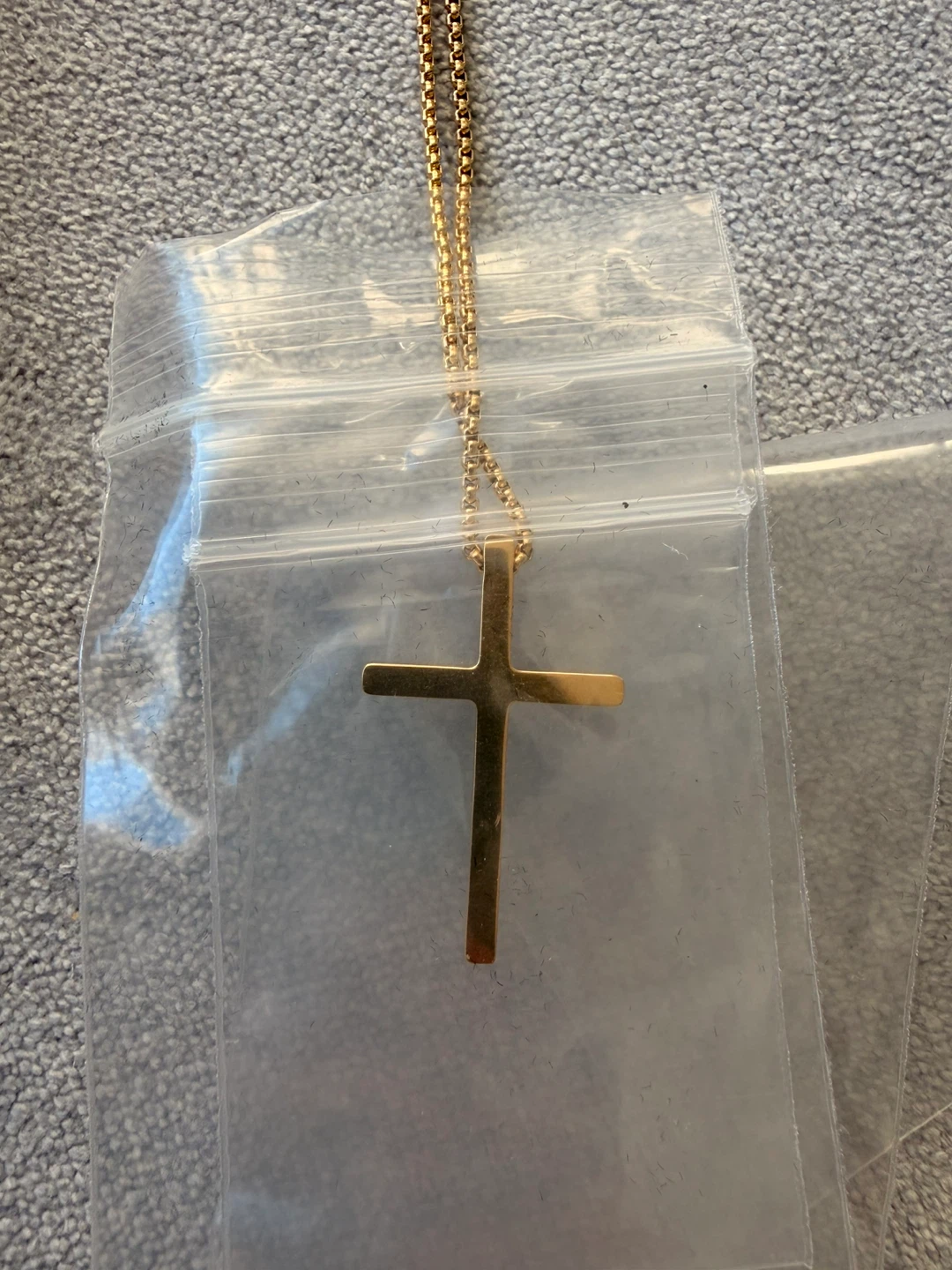 Gold Cross Necklace - photo 2