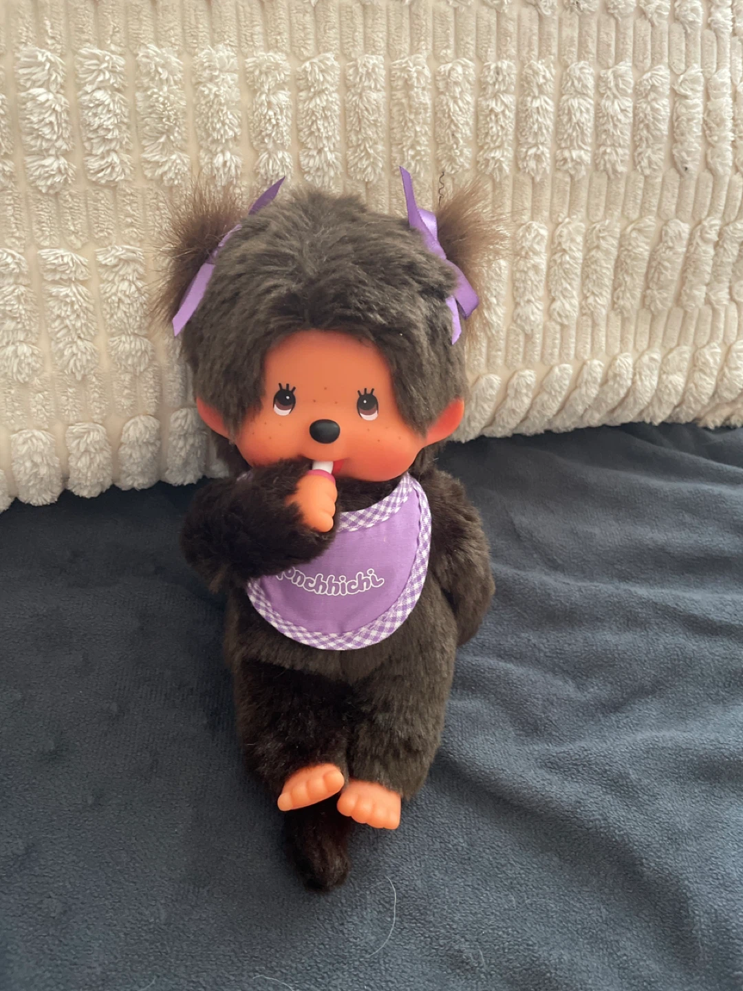 Monchhichi Plush Toy with Bib - photo 3