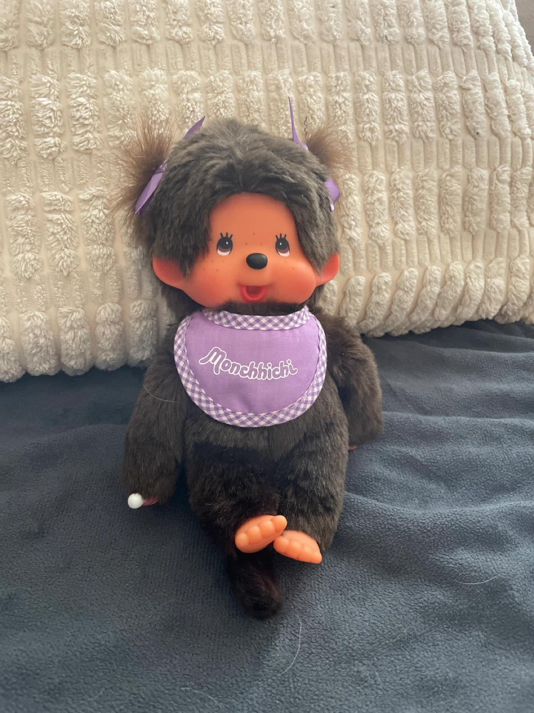 Monchhichi Plush Toy with Bib