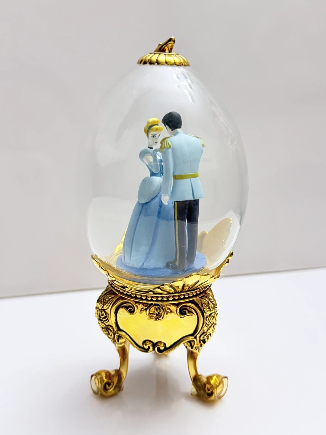 Rare Disney Franklin Mint Cinderella Glass Egg Collectible - photo 2