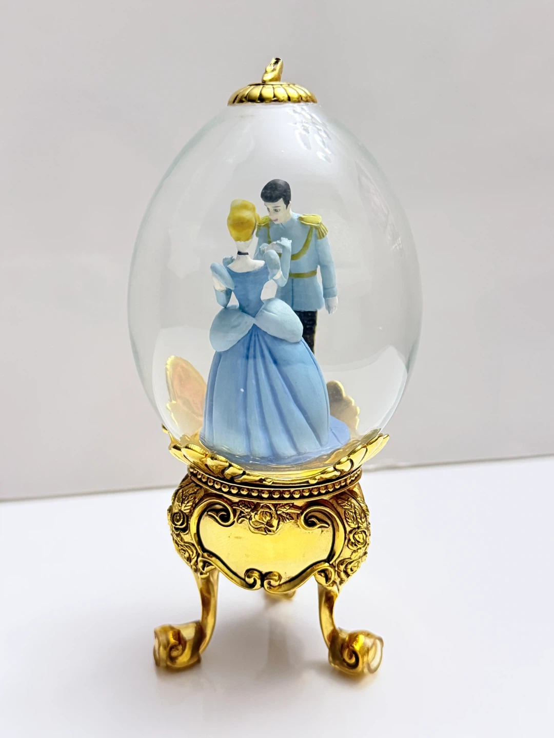Rare Disney Franklin Mint Cinderella Glass Egg Collectible - photo 3