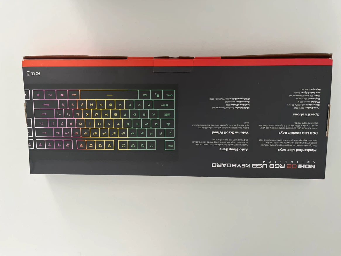 CyberPowerPC NOHI 02 RGB USB Keyboard - photo 3