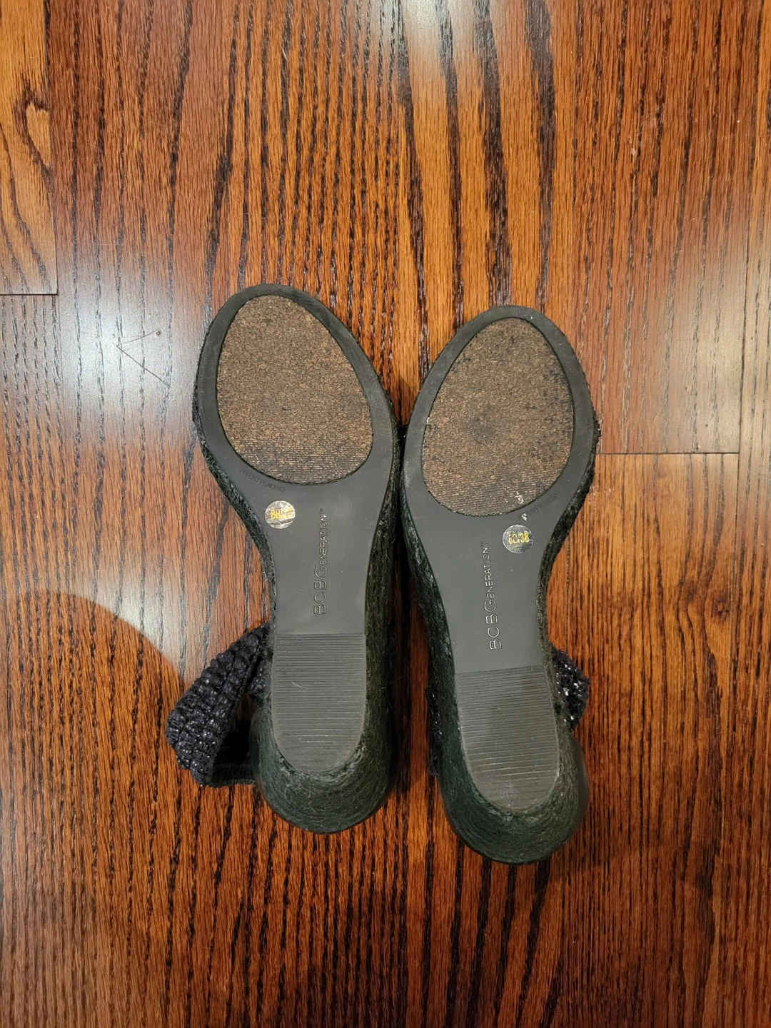 BCBG Generation Black Wedge Sandals - photo 4