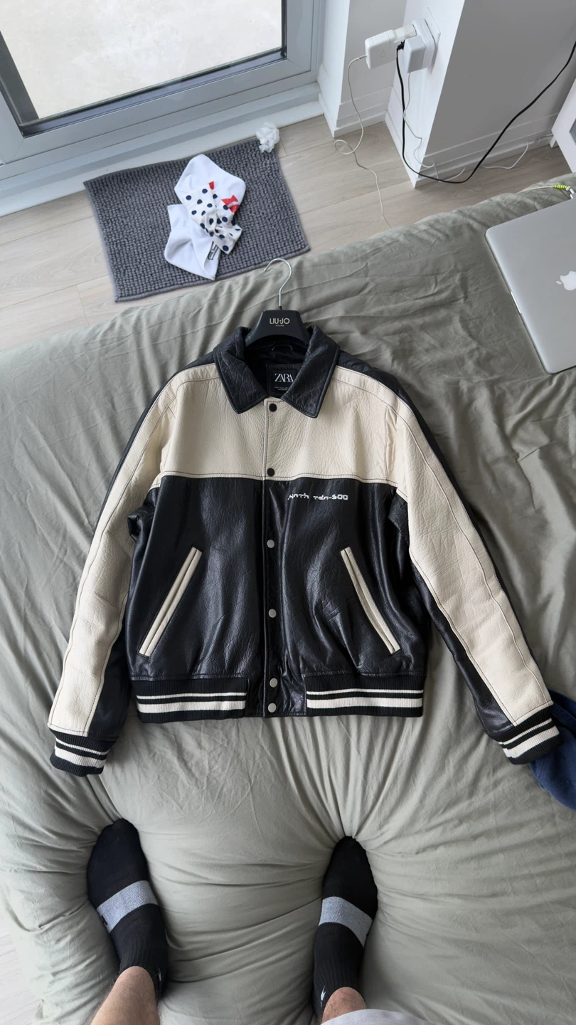 ZARA Colour Block Bomber Jacket