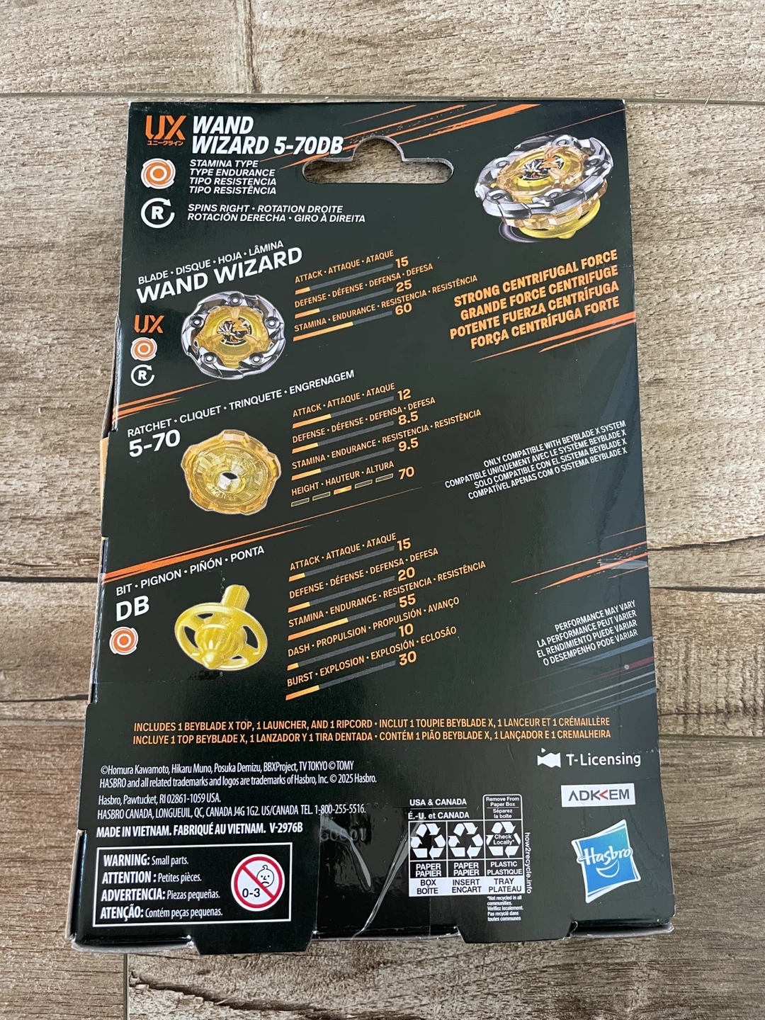 BRAND NEW 🥕 Beyblade X Wand Wizard 5-70DB - photo 2