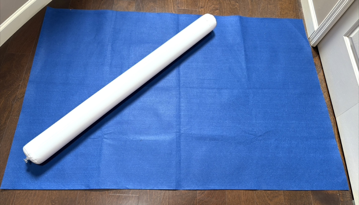 Thick Felt Puzzle 🧩 Mat with Inflatable Roller