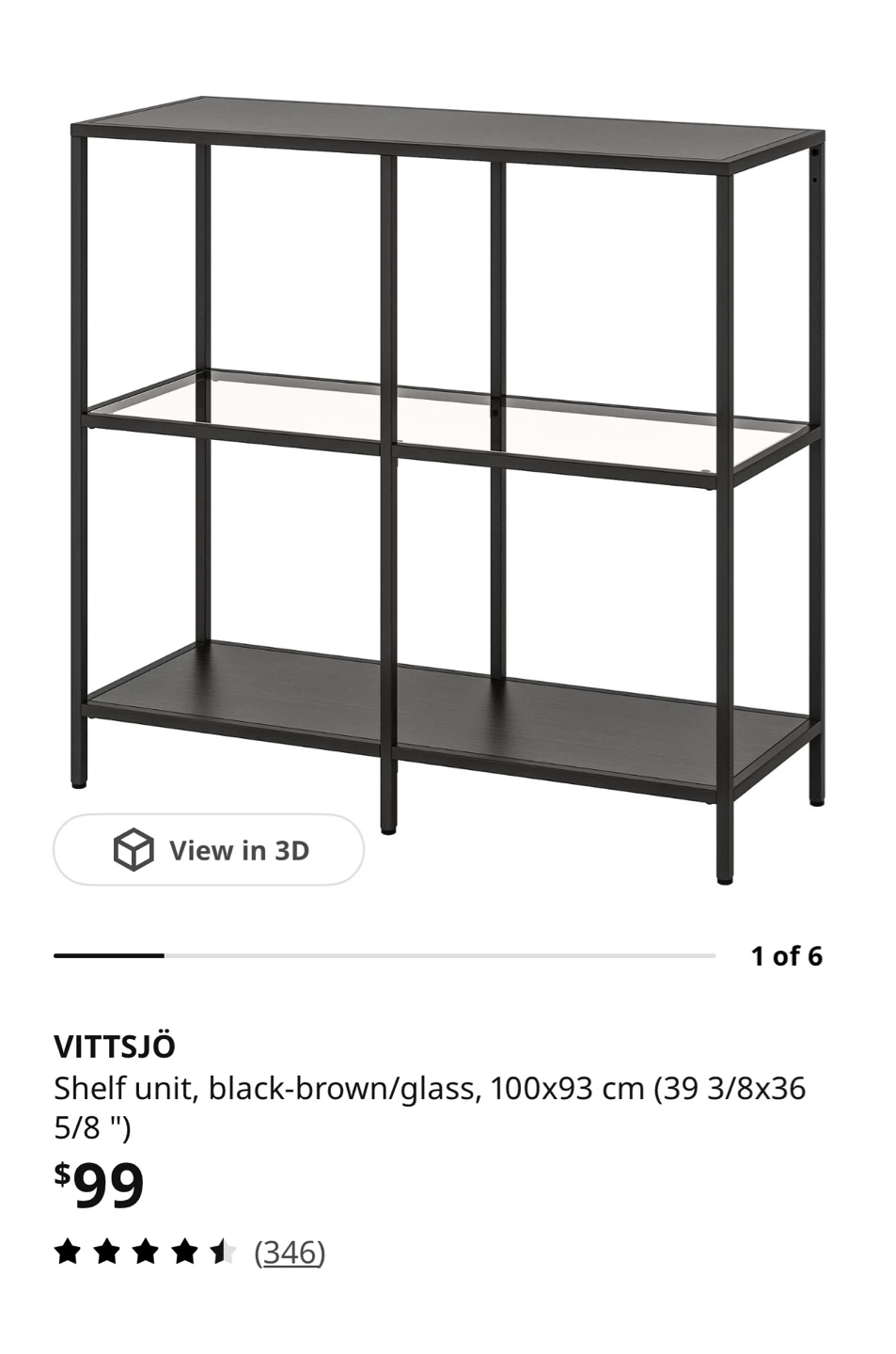 IKEA VITTSJÖ Shelf