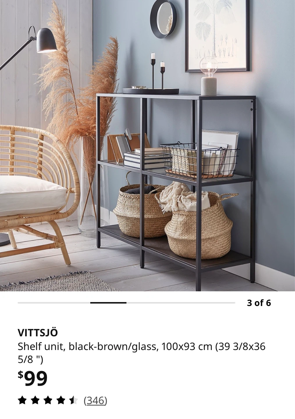 IKEA VITTSJÖ Shelf - photo 2
