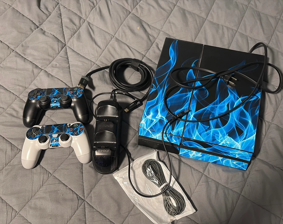 PlayStation 4 Console with Two Controllers