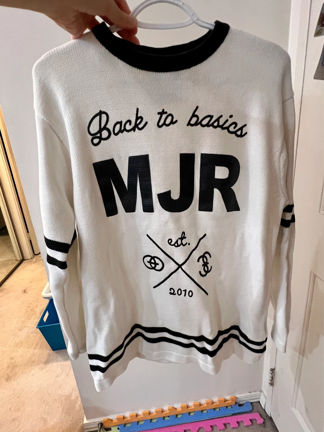 White MJR Sweater