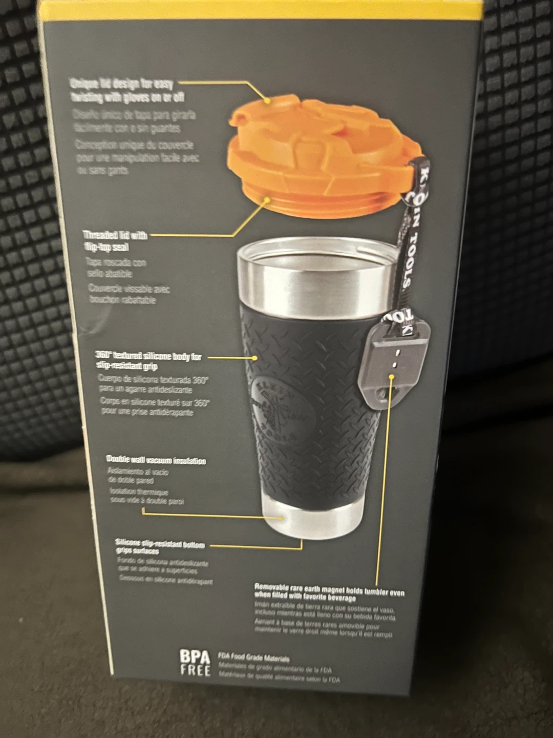 Klein Tools 20 oz Stainless Steel Tumbler - photo 2