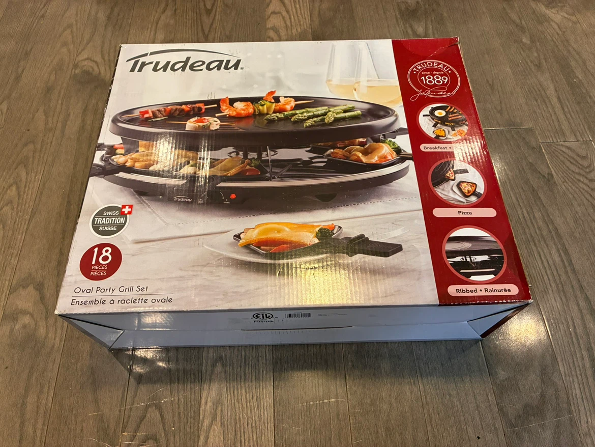 Trudeau Raclette Grill – Great Condition - photo 2