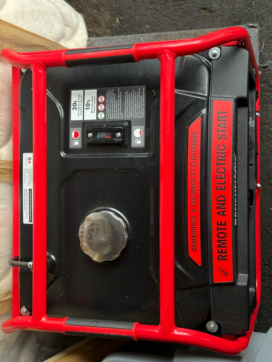 Benchmark 6250W 5000W Generator - Remote & Electric Start - photo 2