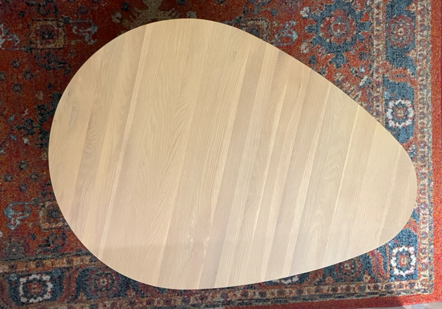 Article  Amoeba 42.5" Coffee Table - White Oak - photo 4