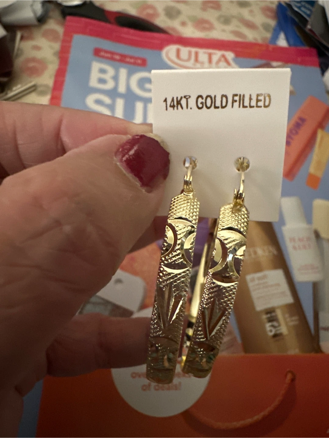 14kt Gold Filled Hoop Earrings