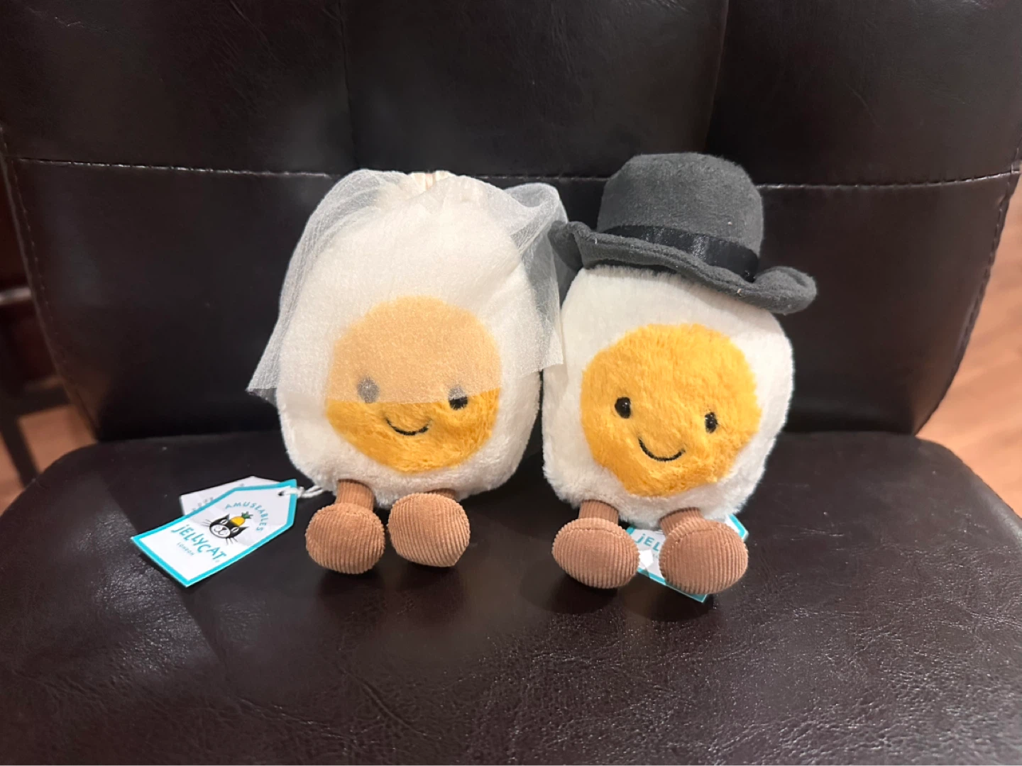 Jellycat Amuseables Fried Egg Wedding Plushies - photo 3