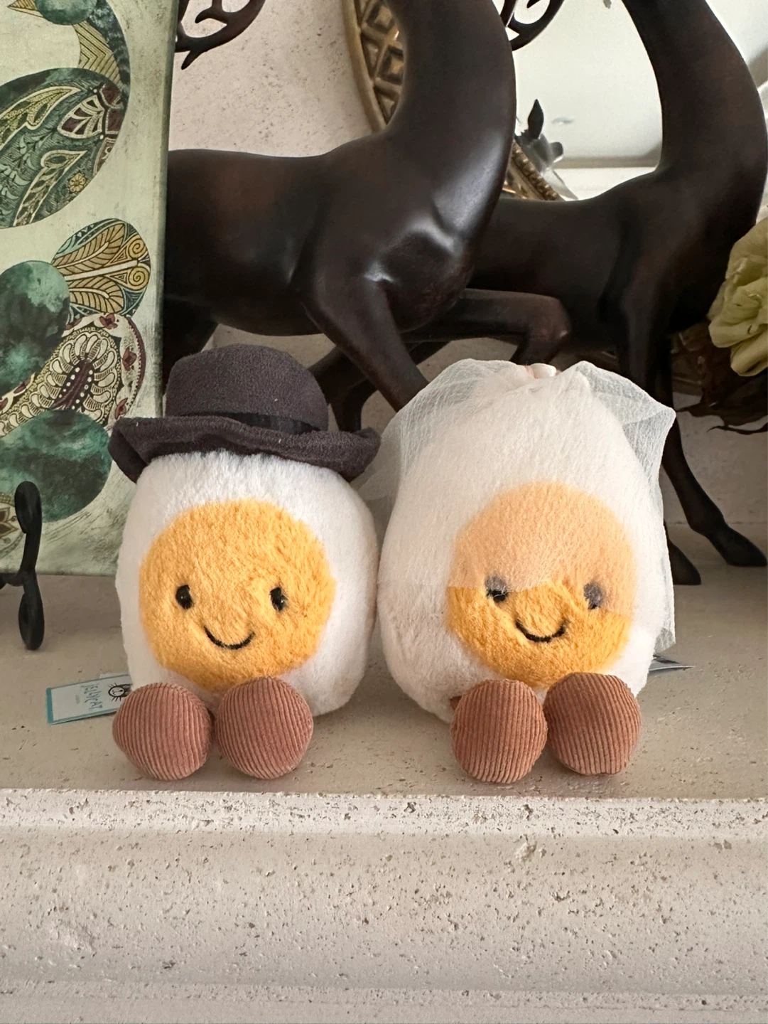 Jellycat Amuseables Fried Egg Wedding Plushies