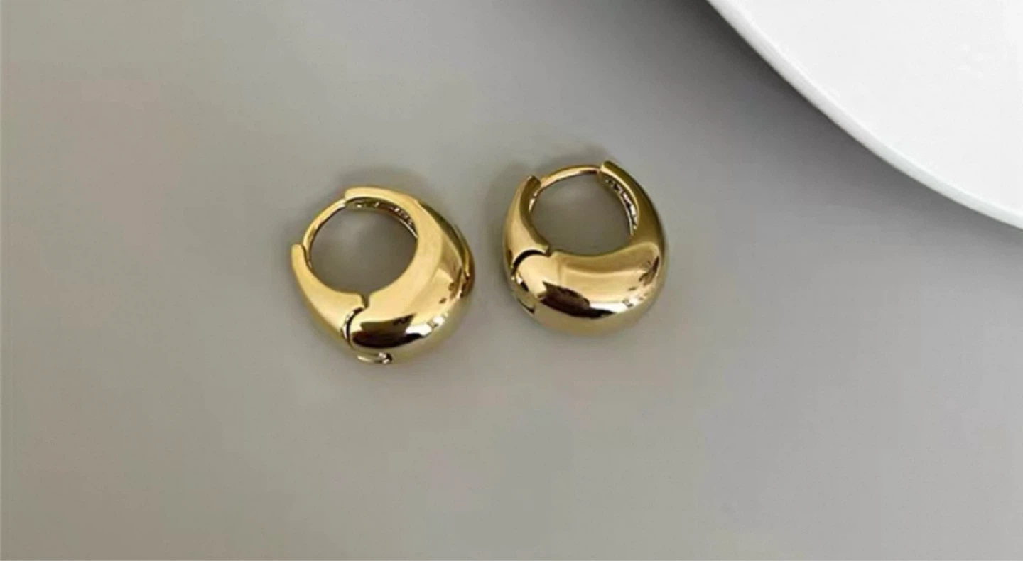 Metal Style Geometric Ear Cuffs Korean earrings.