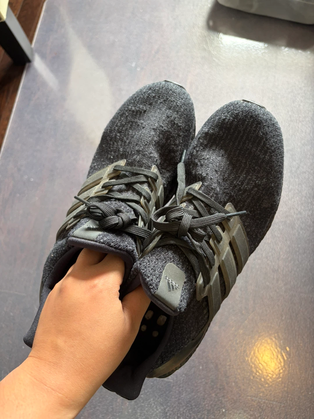Adidas Ultraboost 3.0 Triple Black - Size 10