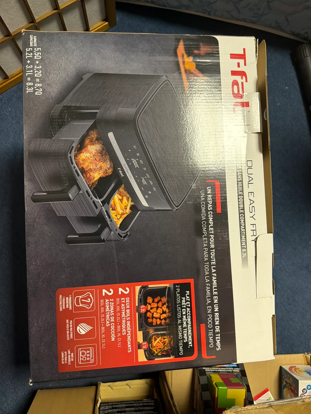 T-fal Dual Easy Fry Air Fryer