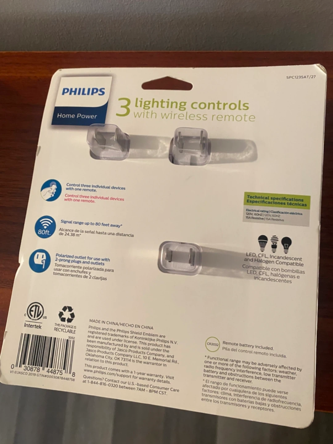Philips 3 Lighting Controls with Wireless Remote - photo 5