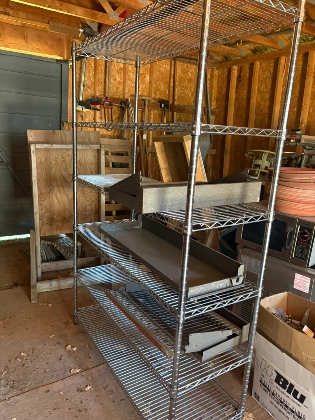 Wire Shelving Unit