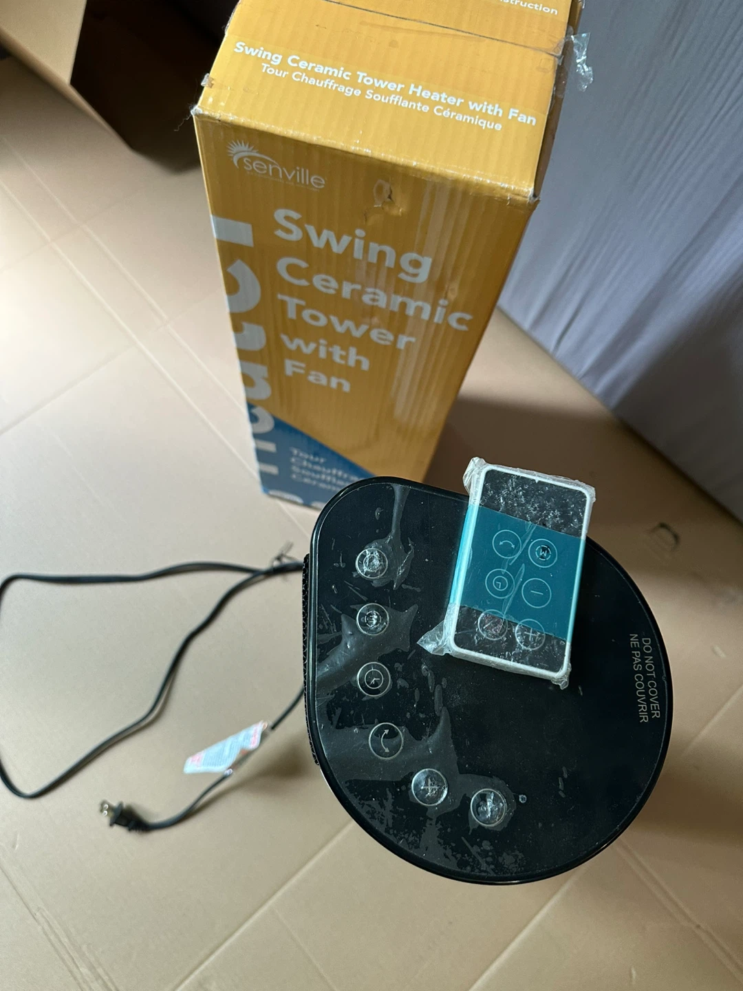 Senville Swing Ceramic Tower Heater with Fan - photo 5