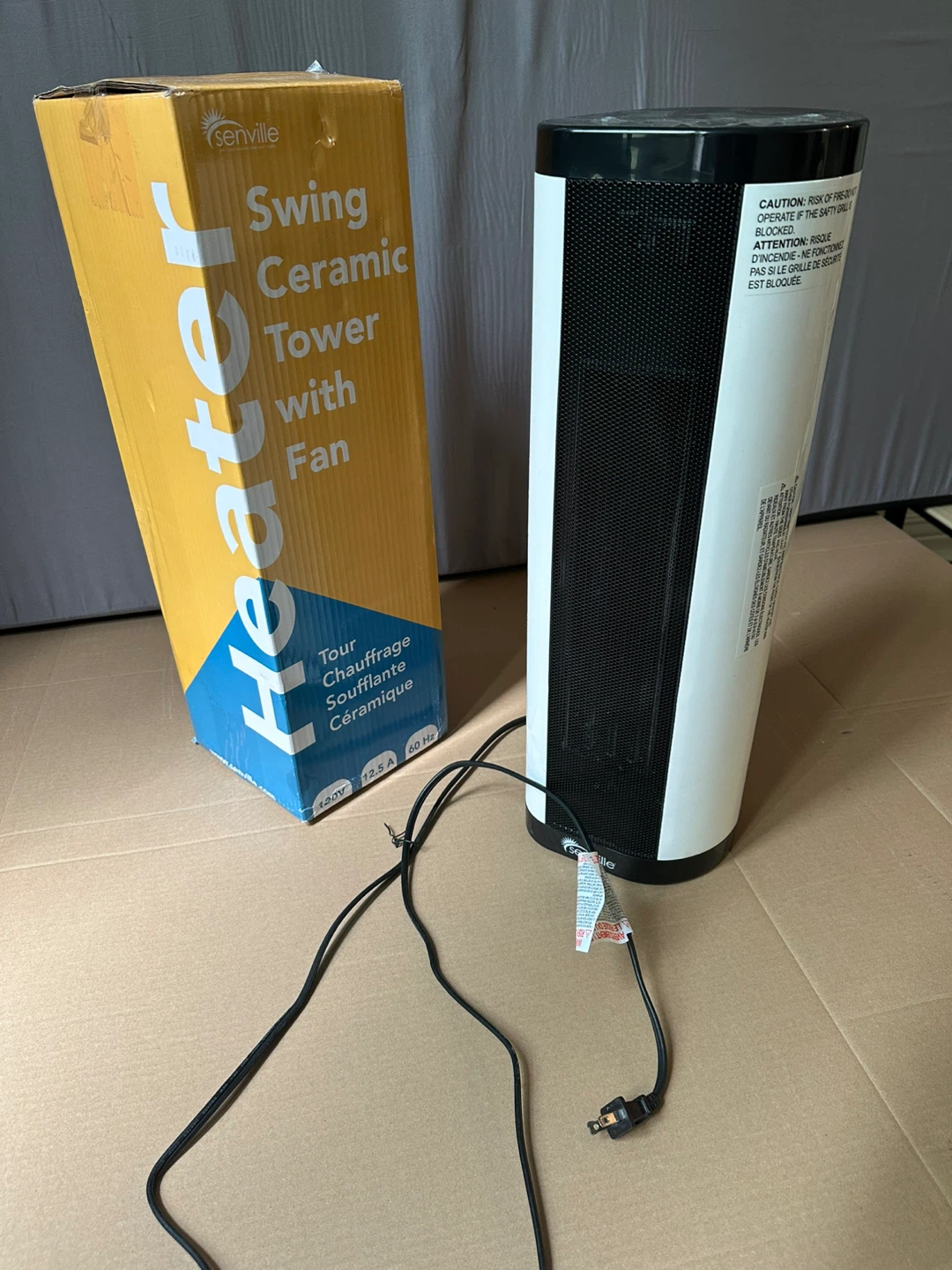 Senville Swing Ceramic Tower Heater with Fan - photo 3