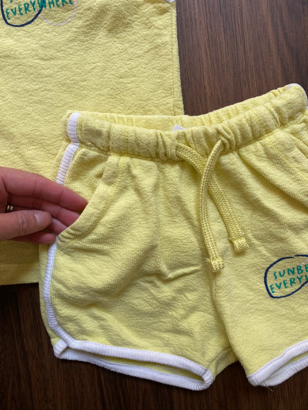 Zara Yellow Toddler Tank and Shorts Set 2-3yr - photo 3